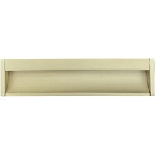 Nacario System 2163 Siyah Renk Gömme Kulp 224 mm Renksiz Tek Ebat SSY2163 0224 Bb-Bb