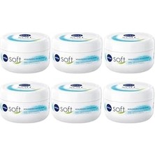 Nacario Nıvea Nemlendirici Soft Bakım Kremi, El Yüz Vücut, Besleyici, Jojoba Yağı, E Vitamini