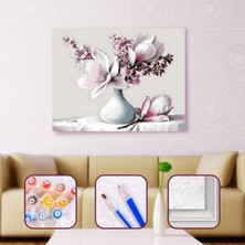 Empressco Sayılarla Boyama Seti Çerçeveli Kasnaklı Zarif Manolya 40 x 50 cm - Fiyatı, Yorumları