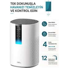 DREO Akıllı Hava Temizleyici Hepa Filtreli Wifi Kontrollü Sessiz Çalışan Hava Temizleme Cihazı