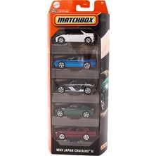 Matchbox 5'li Oyuncak Araba Mavi Yeşil, Eğlenceli Oyuncak, Çocuklar Için Güvenli, Kaliteli Malzeme