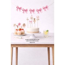 Sinek Kupası Tasarım Harry Potter Doğum Günü Seti 5 Figür Banner 5 Figür Pasta Süsü 20 Adet Cupcake Set
