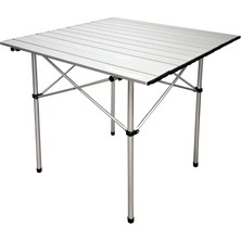 Escamp Alüminyum Kamp Masası 70X70 Cm, Katlanabilir Tasarım, Hafif ve Pratik, Outdoor Için Ideal