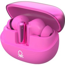 İmiki Imiki T14 Benetton Edition Bluetooth Kulaklık Pembe, Kristal Ses Kalitesi, Uzun Pil Ömrü, Pratik Kul