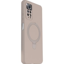 Redmi Note 12 Pro 4g Regal Magsafe Standlı Kapak - Çöl Titanyum