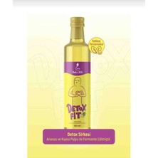 Bab-ı Şifa Detoxfit 500ML 2'li Paket Ananas, Yeşil Çay ve Kaktüs Özlü Doğal Detoks Sirkesi