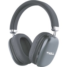 Thull THL-262 Kulaküstü Kulaklık Siyah, Kristal Ses Kalitesi, Uzun Pil Ömrü, Pratik Kullanım