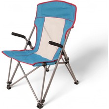 Lerato TG-ITL-001 Katlanır Kamp Sandalyesi Mavi , Katlanabilir Tasarım, Hafif ve Pratik, Outdoor Içi