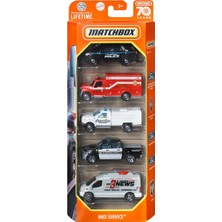 Matchbox 5'li Oyuncak Araba Siyah, Eğlenceli Oyuncak, Çocuklar Için Güvenli, Kaliteli Malzeme