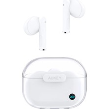 Aukey Ep-M2-Wh 13 mm Sürücülü Bluetooth 5.3 Ipx4 Kablosuz Kulaklık, Kristal Ses Kalitesi, Uzun Pil Ö