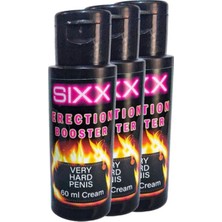 Solmazlar Online Sixx 3tane Erkeklere Özel Extra Destek Kremi 60 ml