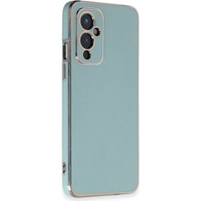 One Plus 9 Kılıf Volet Silikon - Açık Yeşil