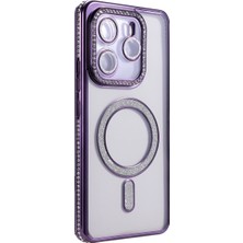 Redmi Note 14 4g Joke Simli Magneticsafe Kılıf - Derin Mor