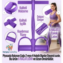 Mrt Bilişim Body Trimmer Jimnastik Egzersiz Mekik Kondisyon Kürek Aleti 6 Tüplü Esktra Güçlü Ekstra Esneme Direnç Lastiği
