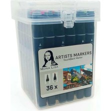Empressco Südor Mona Lısa Tm1-36 Touchblack Çift Uçlu Marker Saplı Pvc Kutu 36 Renk - Fiyatı, Yorumları