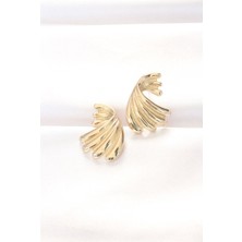 Clariss Pirinç Gold Renk Küpe