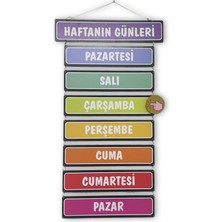 Empressco Ahşap Haftanın Günleri Panosu - Fiyatı, Yorumları