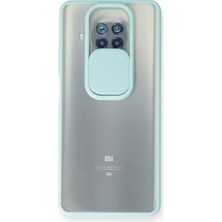 Solmazlar Online Mi 10T Lite Kılıf Palm Buzlu Kamera Sürgülü Silikon - Turkuaz