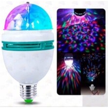 Empressco Renkli Hareketli 360° Dönen LED Diso Topu, Eğlenceyi Katlayan Ampul