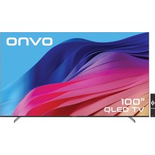 Onvo 100VQ90F3UB 100" Frameless 4K Ultra Hd Google QLED Tv
