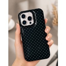 Edelfu iPhone 16 Pro Uyumlu - Yanları Şeffaf Arkası Parlak Kapak Desenli Koruyucu Telefon Kılıfı