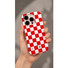 Edelfu iPhone 16 Pro Uyumlu - Yanları Şeffaf Arkası Parlak Kapak Desenli Koruyucu Telefon Kılıfı
