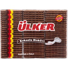 Ülker Pötibör Bisküvi Kakaolu 450 G (3'li Paket)