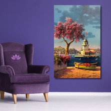 Empressco Renkli Baskılı Sayılarla Boyama Hobi Seti (Çerçeveli) 40X50 Cm: Kız Kulesi ve Martılar - Fiyatı, Yorumları