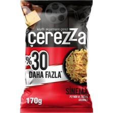 Çerezza Sinema Peynir Soğan Aromalı Mısır Çerezi Parti Boy 170 G (3'li Paket)