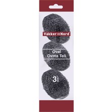 Vakker Nord Oval Ovma Teli 3'lü (2'li Paket)