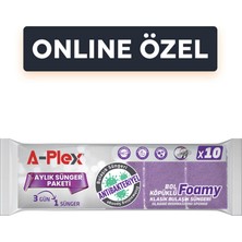 A-Plex Antibakteriyel Sünger 10'lu (3'li Paket)