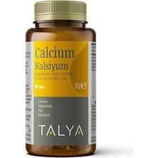 Renas Store Talya Kalsiyum, Magnezyum, Çinko, Vitamin D Içeren Takviye Edici Gıda - Gıda Takviyesi - 60 Tablet