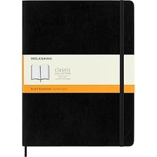 Renas Store Moleskine Çizgili Siyah Defter Xl Boy Yumuşak Kapak