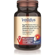 Renas Store Validus Egg Membrane 300 Mg Boswellia Serrata 500 Mg Hyaluronic Acid 120 Mg Turmeric 300 Mg
