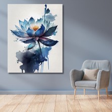 Empressco Sayılarla Boyama Hobi Seti Mavi Lotus Çiçeği (Çerçeveli- Renkli Baskılı) 40X50 cm - Fiyatı, Yorumları