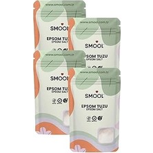 Renas Store Epsom Tuzu 4'lü Set (4X1000 Gr) Ingiliz Tuzu Katkısız, Banyo Tuzu Ayak Banyosu Peeling 4 kg