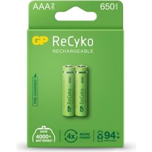 Empressco Gp Recyko Şarjlı Pil Aaa Ince 650MAH (2 Adet) - Fiyatı, Yorumları