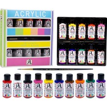 Empressco Monalisa Akrilik Boya Seti 10 Renk 40 ml + Fırça ML122 - Fiyatı, Yorumları
