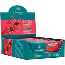 Renas Store Naturagen Collagen 5.000 Mg Kolajenli Protein Bar Ahududu Aromalı 35GX12 Adet