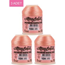 MiraLive 3 Adet Altınbaşak Oya ve Dantel Ipi 20 gr -  - No: 415
