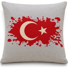 Melih Aksu Goblen Kırlent Yastık Kılıfı 43X43 cm Dekoratif Yastık Kılıfı (Iç Dolgusuz)