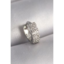 Clariss 316L Çelik Gümüş Renk Zirkon Taşlı Tragus Piercing