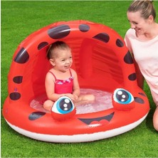 Bestway Renkli Gölgelikli Şişirilebilir Bebek Havuzu, Eğlence ve Serinlik Dolu Anlar