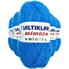 MiraLive 5 Adet Mimoza Kristal Işıltılı Şal Patik Yelek Ipi 03