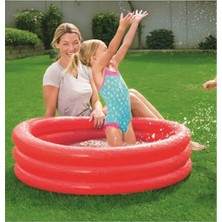 Bestway Renkli 3 Bölmeli Yüzme Havuzu 102X25, Eğlence Için Ideal Seçenek