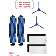 Wiami Fx-7 / Fx-8 Robot Süpürge Fırça Filtre Yedek Parça