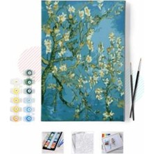 Empressco Sayılarla Boyama Seti Çerçeveli Kasnaklı Van Gogh Badem Ağacı 40 x 50 cm - Fiyatı, Yorumları