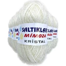 MiraLive 5 Adet Mimoza Kristal Işıltılı Şal Patik Yelek Ipi 64