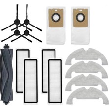 Dreame Dream E D10S Plus + Uyumlu Fırça Filtre Toz Torbası Paspas