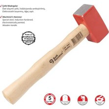 MiraLive Çelik Madırga 1000 gr - Ahşap Saplı